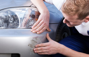 What is considered a big scratch on a car?